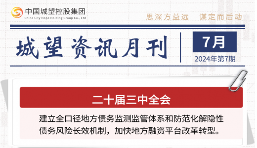 城望資訊7月刊丨要創(chuàng)造條件加快化解融資平臺債務風險